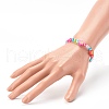 Handmade Polymer Clay Beads Stretch Bracelets for Kids BJEW-JB06326-03-3
