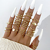 19Pcs Alloy Finger Rings WG2E3D2-15-1