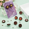 SUNNYCLUE 40Pcs Wooden Stud Earring Findings FIND-SC0008-96B-4