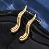 Teardrop 304 Stainless Steel Stud Earrings EJEW-A125-28B-G-3