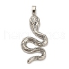 Brass Micro Pave Cubic Zirconia Pendants KK-S503-03P-01-1