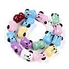 Handmade Lampwork Enamel Beads LAMP-N029-02-2