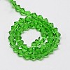 Imitate Austrian Crystal Bicone Glass Beads Strands GLAA-F029-3x3mm-03-2