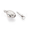 925 Sterling Silver Box Clasps STER-T007-135P-2