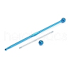 DIY Alloy Beadable Crochet Hooks AJEW-A064-02E-2