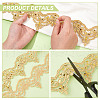 AHADERMAKER 5 Yards Polyester Lace Ribbon OCOR-GA0001-94-5