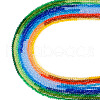  10 Strands 10 Colors Transparent Glass Beads Strands GLAA-TA0001-77-12