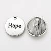 Tibetan Style Alloy Pendants TIBEP-Q078-19AS-RS-2