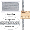 Gorgecraft 1 Card Metallic Yarn Ribbons OCOR-GF0003-08B-2