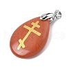 Natural Mixed Gemstone Pendants G-F786-09C-3