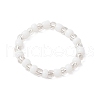 Glass Beads Stretch Rings for Women RJEW-JR00691-4