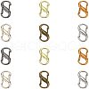 WADORN 12Pcs 6 Color Alloy DIY Bags Adjustable Clasps Accessories FIND-WR0003-24-1