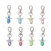 8Pcs Angel Acrylic Pendant Decorations HJEW-JM03208-01-2