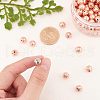Electroplated Natural Lava Rock Beads Strands G-NB0001-94B-2