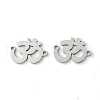 Non-Tarnish 201 Stainless Steel Connector Charms STAS-U003-04P-1