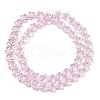 Transparent Glass Beads Strands GLAA-H038-02A-2
