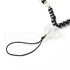 Opaque Acrylic Beads Mobile Straps HJEW-JM00528-4
