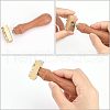 Olycraft Brass Wax Seal Stamp AJEW-OC0002-24C-3