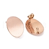 Ion Plating(IP) 304 Stainless Steel Stud Earring Findings STAS-Q231-10RG-2