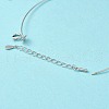 Anti-Tarnish Rhodium Plated 925 Sterling Silver Bangles BJEW-G681-01A-P-4