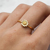 Brass Finger Rings for Women FS-WGD07B7-06-2