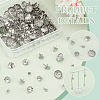 Unicraftale 150Pcs 5 Styles 304 Stainless Steel Cup Pearl Peg Bails Pin Pendants STAS-UN0059-13-5