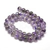 Natural Amethyst Round Bead Strands G-I168-08-10mm-2