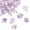 AHANDMAKER Natural Amethyst Pendants G-GA0001-39-1