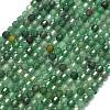 Natural Green Aventurine Beads Strands G-A260-A39-01-2