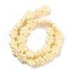 Synthetic Coral Carved Beads Strands CORA-B001-03-2
