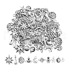 DICOSMETIC 120Pcs 10 Style Tibetan Style Alloy Pendants TIBEP-DC0001-31-8