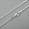 Brass Round Snake Chain Necklaces NJEW-BB10864-20-3