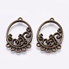 Tibetan Style Alloy Chandelier Components Links TIBE-F025-21AB-2