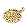304 Stainless Steel Hollow Pendants STAS-L272-013G-2