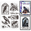 Custom Summer Theme PVC Plastic Clear Stamps DIY-WH0631-0161-1
