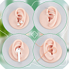  2Pcs Soft Silicone Ear Displays Mould for Earring Display ODIS-NB0001-39-4