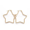 201 Stainless Steel Hoop Earrings EJEW-A052-28B-1
