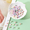 White Opaque Acrylic Beads SACR-YW0001-20-5