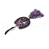 Natural Amethyst Chip Tree of Life Pendants Decoration G-F733-06C-3