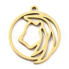 304 Stainless Steel Pendants STAS-Z043-01E-1