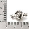 Brass European Style Clasps KK-A219-02P-3