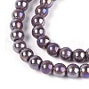 Electroplate Opaque Glass Beads Strands GLAA-T032-P4mm-AB15-3