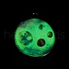 Galaxy Theme Luminous Glass Ball Pendants GLAA-D021-01P-08-4