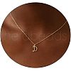 Fashionable Brass Letter Heart Pendant Necklaces for Women FS-WGD0E1D-04-1