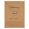 Alloy Constellation Pendant Necklaces WG6F1B2-17-1