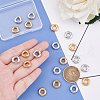 DICOSMETIC 20Pcs 2 Colors 304 Stainless Steel Beads STAS-DC0002-01-2
