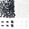  360Pcs 6 Styles 2-Hole Opaque Glass Seed Beads SEED-NB0002-13-1