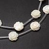 Natural Trochid Shell/Trochus Shell Beads Strands SSHEL-K010-02-3