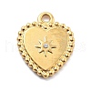 304 Stainless Steel Rhinestone Pendants STAS-R155-035B-G-1