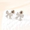 304 Stainless Steel Stud Earrings EJEW-H161-01P-F-2
